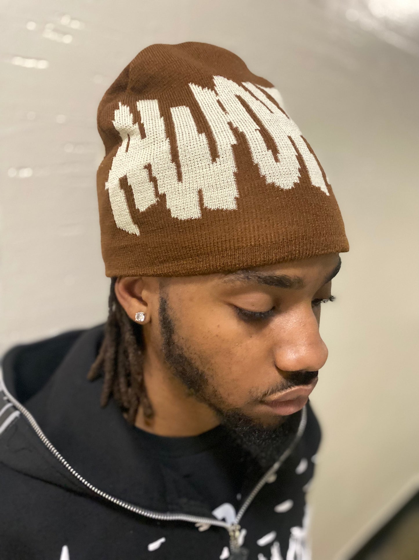 Awoken Satin Beanie 'Brown'