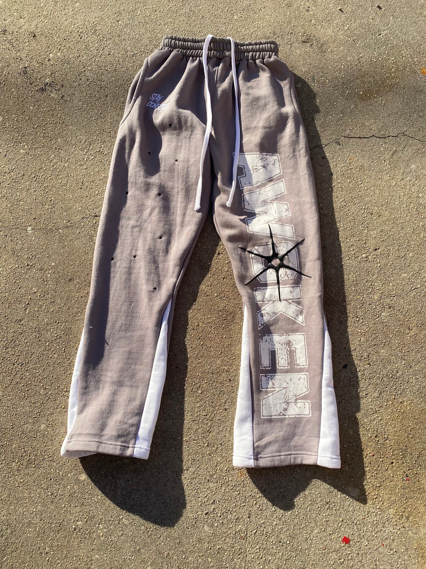 Awoken Flared Sweats Gray