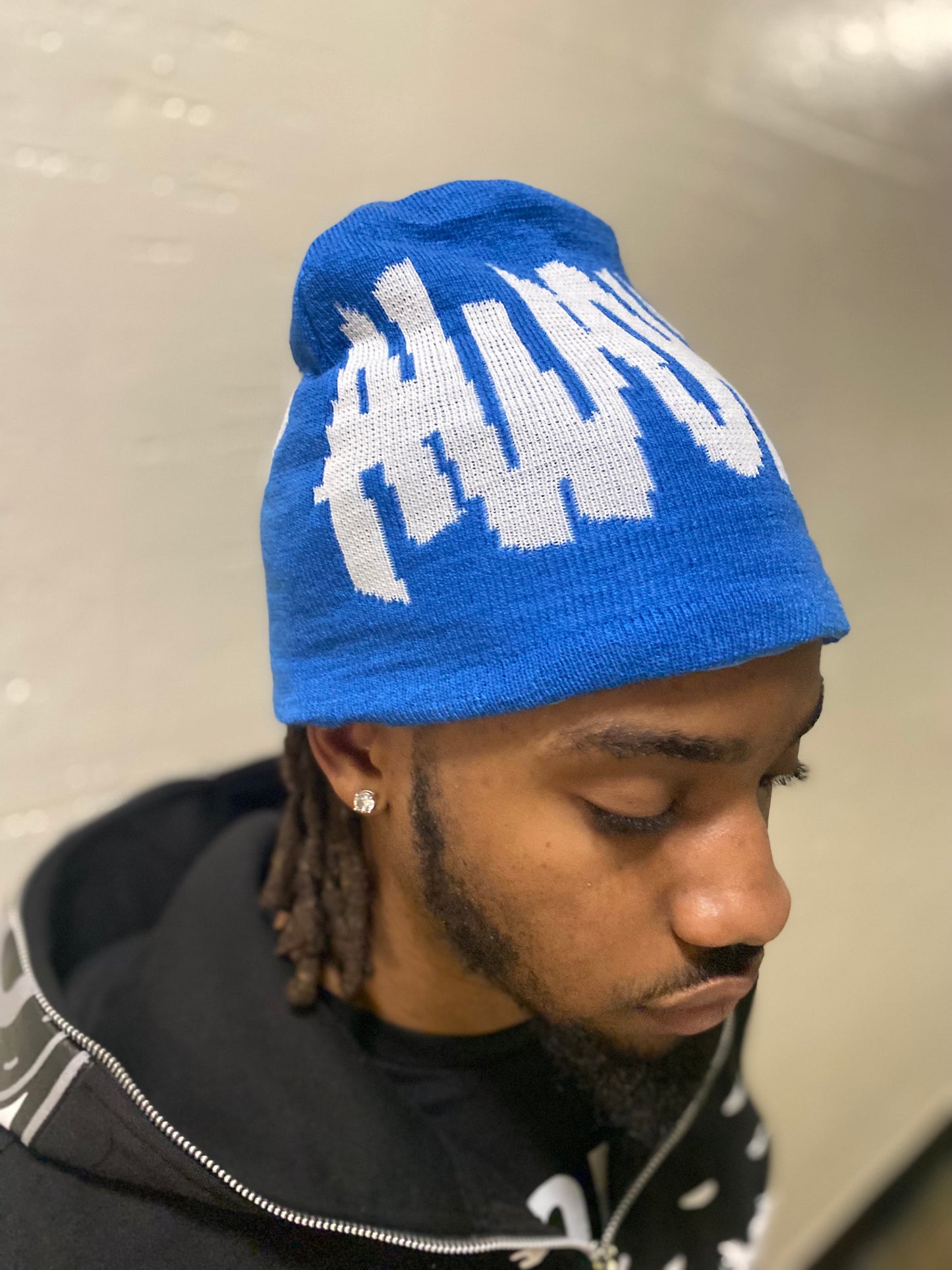 Awoken Satin Beanie 'Blue'