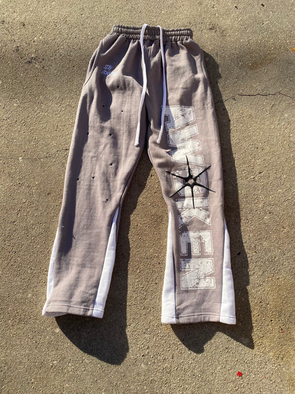 Awoken Flared Sweats Gray