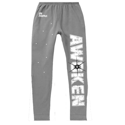 Awoken Flared Sweats Gray